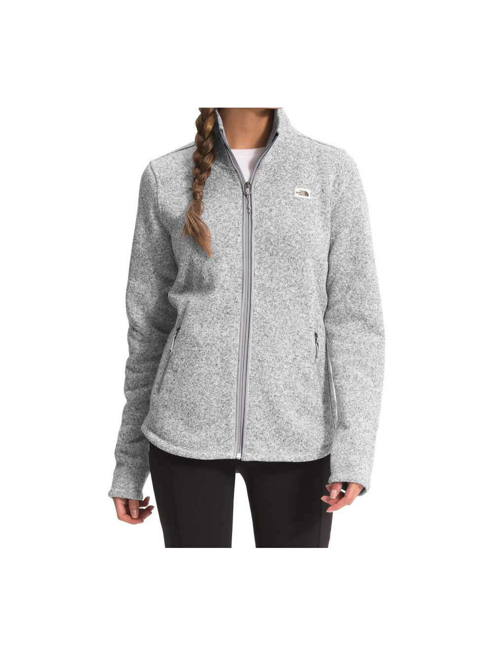 NWT The North Face Women’s Crescent Full Zip Fleece Jacket Gray Medium NWT $99
